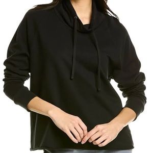 James Perse drawstring funnel-neck sweatshirt sz 3
